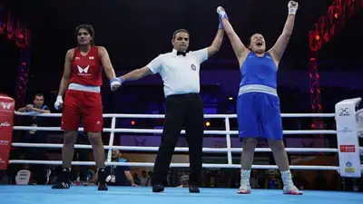 Одержала тяжелую победу в 1/4 финала ЧМ по боксу в Индии, фото - Новости Zakon.kz от 23.03.2023 01:50