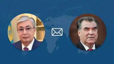 Касым-Жомарт Токаев, Эмомали Рахмон, фото - Новости Zakon.kz от 09.09.2023 10:00