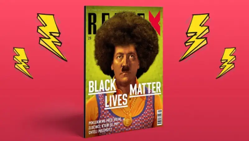 В Чехии вышел журнал с Гитлером-афроамериканцем на обложке