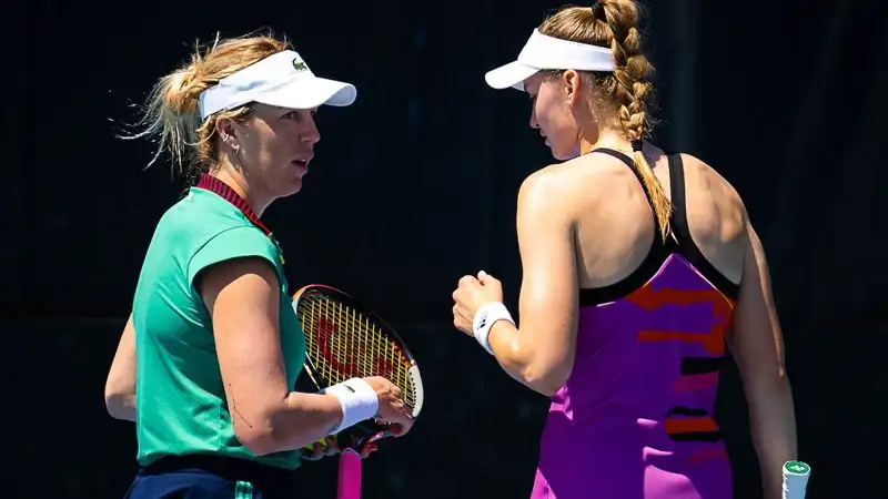 Елена Рыбакина завоевала путевку в 1/8 финала парного разряда AusOpen-2023