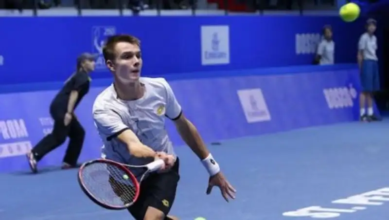 Александр Бублик в финале "челленджера" в Братиславе