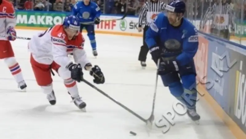 Казахстан со счетом 0:1 уступает Чехии после второго периода