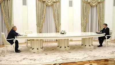 Президенты России и Франции, фото - Новости Zakon.kz от 18.02.2022 00:52