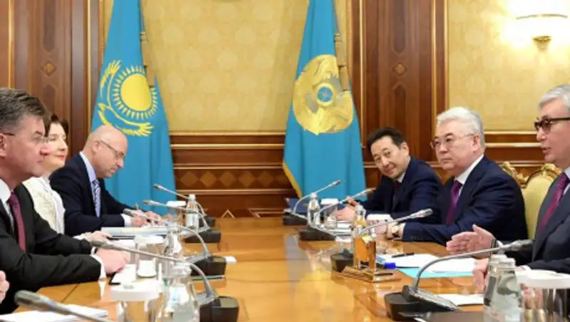 Касым-Жомарт Токаев встретился с председателем ОБСЕ