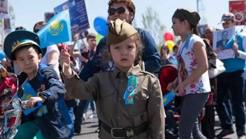 Шествие "Бессмертный полк" в Астане стало самым многочисленным