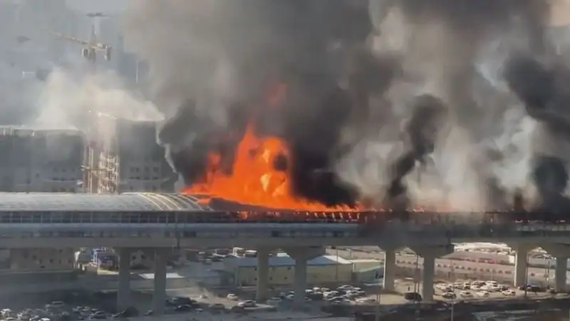 В Южной Корее 5 человек погибли при пожаре в туннеле скоростной автомагистрали
