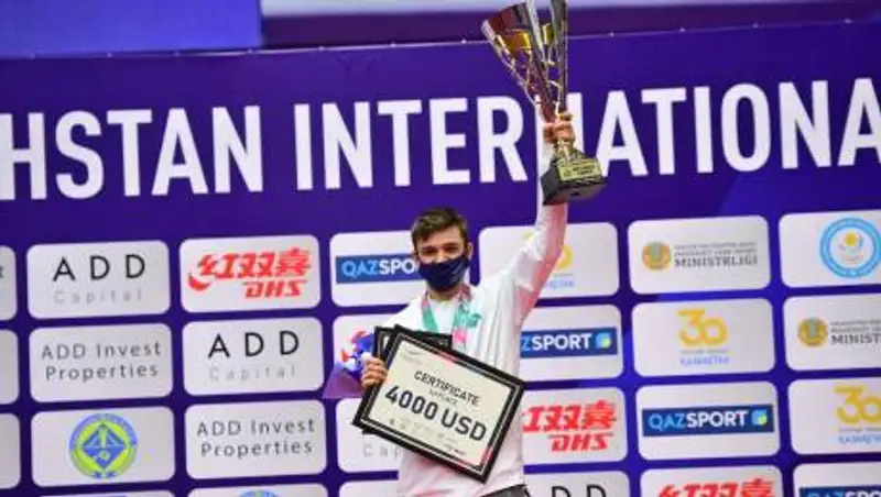 Казахстанец завоевал "золото" турнира 2021 ITTF Kazakhstan International Open
