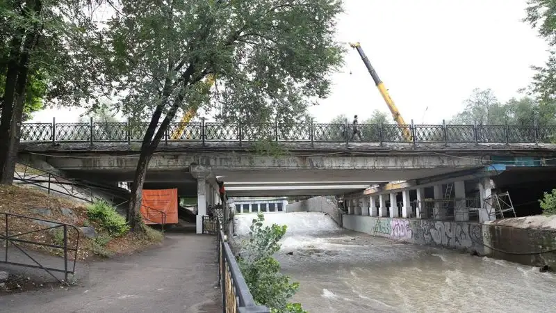 Сколько деревьев вырубят при реконструкции моста через Есентай в Алматы