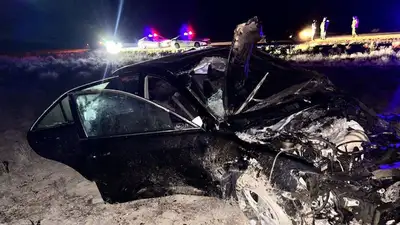 Смертельное ДТП произошло в Жетысуской области, фото - Новости Zakon.kz от 07.11.2023 09:53