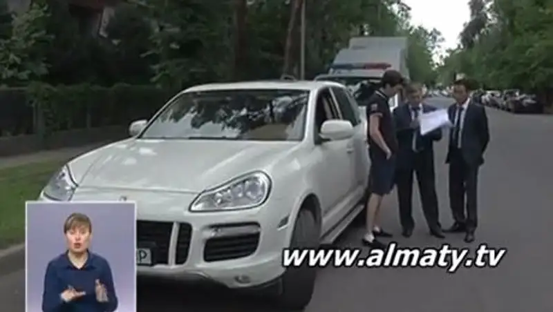 Должник на Porsche лишил сна налоговиков в Алматы
