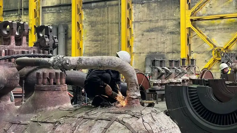 ТЭЦ, ремонт на ТЭЦ-2, фото - Новости Zakon.kz от 14.08.2023 18:07