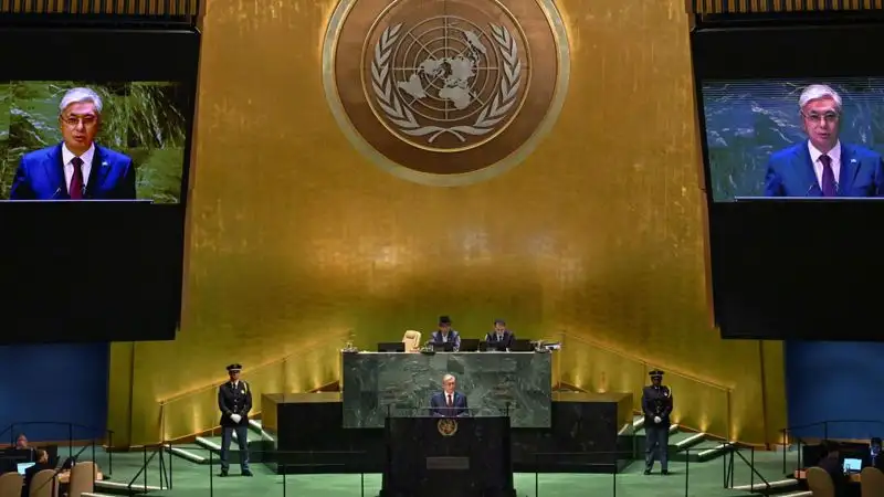 президент РК, выступление на дебатах Генассамблеи ООН