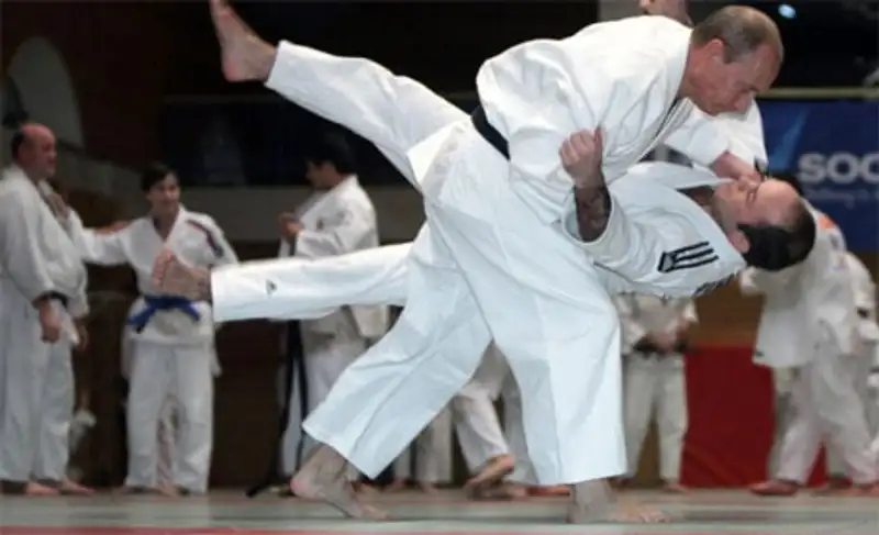 В.Путин стал великим мастером тхэквондо, фото - Новости Zakon.kz от 13.11.2013 19:13