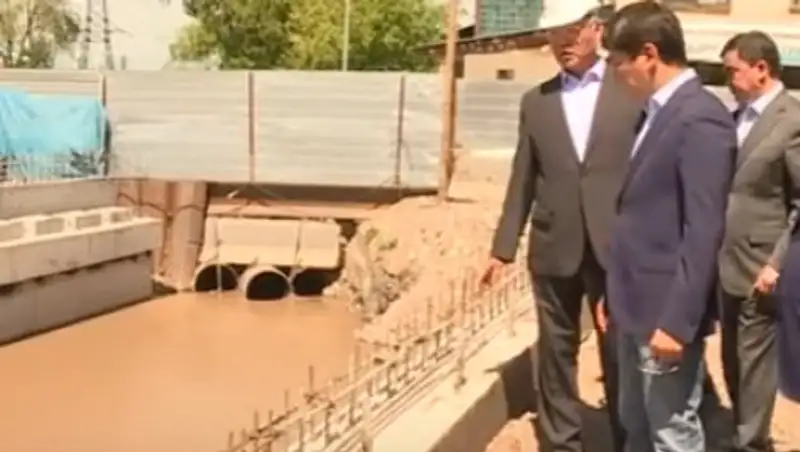 В Алматы идет реконструкция русла реки Каргалы