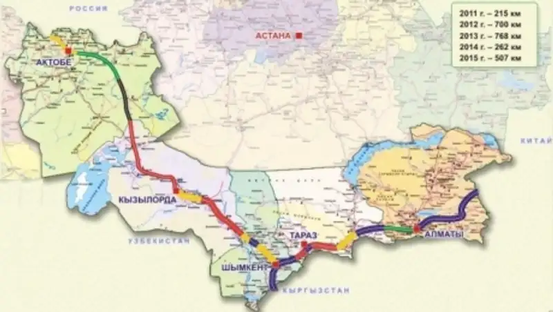 Кыргызстан присоединится к магистрали «Западная Европа – Западный Китай» в Казахстане