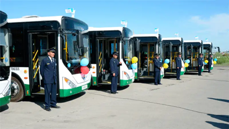В Кызылорде сдали в эксплуатацию еще 10 новых автобусов