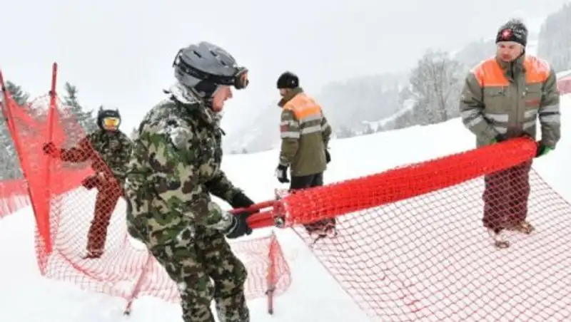 В Швейцарии из-за снега отменили скоростной спуск на Кубке мира