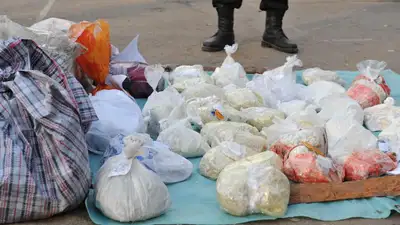 Сколько наркотиков пытались ввезти в Казахстан контрабандой