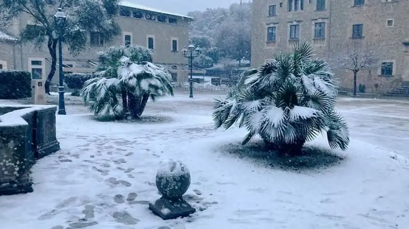 На Майорке объявили "красный" уровень опасности из-за снегопада