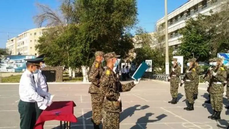 Около 200 новобранцев Нацгвардии Казахстана приняли присягу в онлайн-режиме