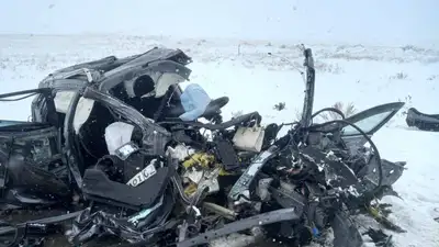 Летальное ДТП в Жетысуской области: погибли двое взрослых и малолетний ребенок, фото - Новости Zakon.kz от 18.03.2023 18:00