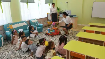 Казахстан детский сад очередь система перемены