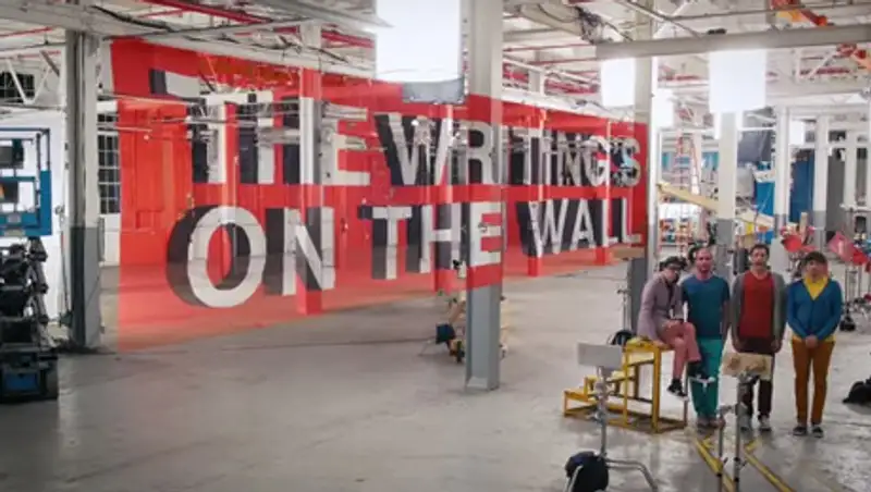 Сто оптических иллюзий в одном клипе. И одном дубле