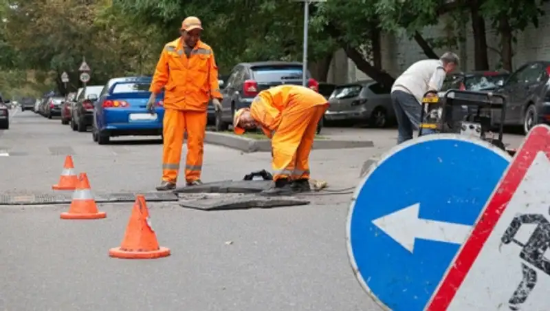 В Астане из-за ремонта ограничено движение на нескольких улицах