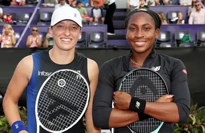 Ига Швёнтек оказалась сильнее Кори Гауфф , фото - Новости Zakon.kz от 02.11.2023 09:49