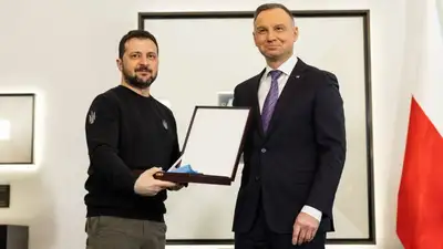 президенты Украины и Польши , фото - Новости Zakon.kz от 05.04.2023 21:55