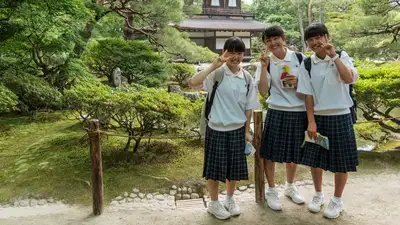 школьницы в Японии