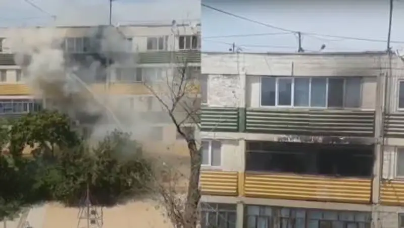 76-летний дедушка пострадал при пожаре в Актау