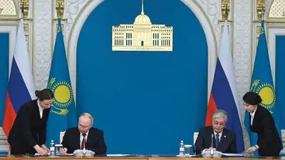 Какие документы подписали Казахстан и Россия, фото - Новости Zakon.kz от 09.11.2023 18:36