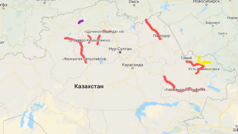 Закрыто движение транспорта на 14 участках дорог