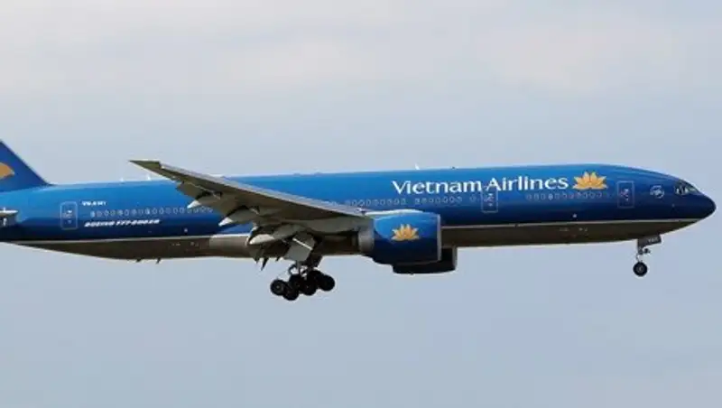 У самолета Vietnam airlines треснуло стекло кабины пилотов  