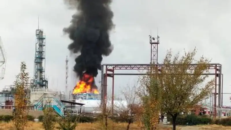Цистерны с дизтопливом горели в Жамбылской области