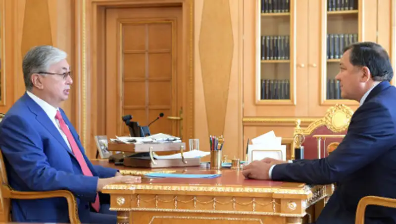 Глава государства принял акима Атырауской области Нурлана Ногаева