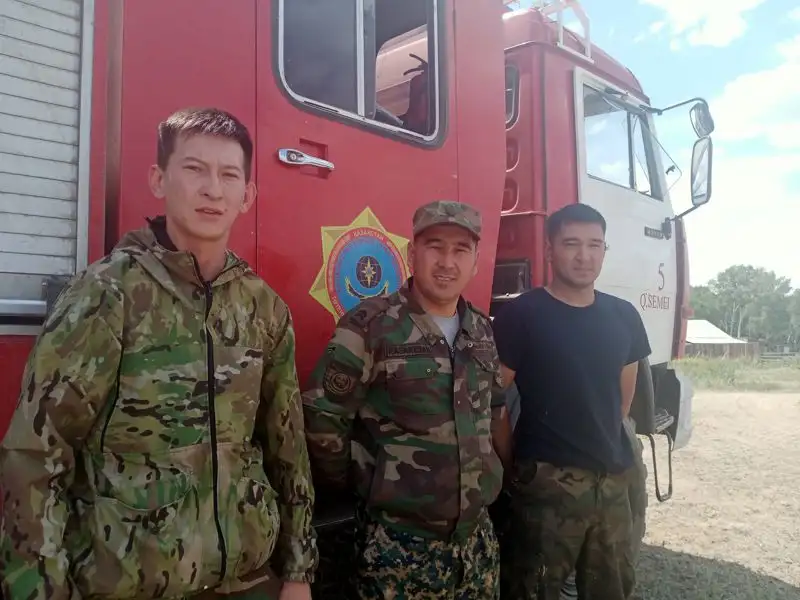 пожарные , фото - Новости Zakon.kz от 19.06.2023 11:09
