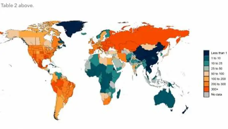 Американский институт внес Казахстан в 20-ку стран с наибольшим числом смертей от COVID-19