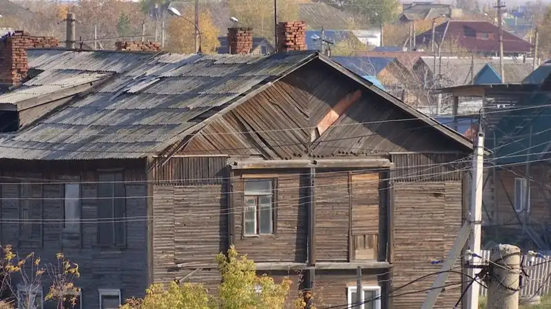Аварийный дом в Петропавловске, фото - Новости Zakon.kz от 12.10.2023 14:44
