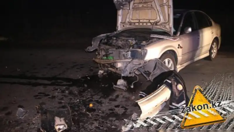 Лжеполицейские спровоцировали серьезное ДТП в Алматинской области