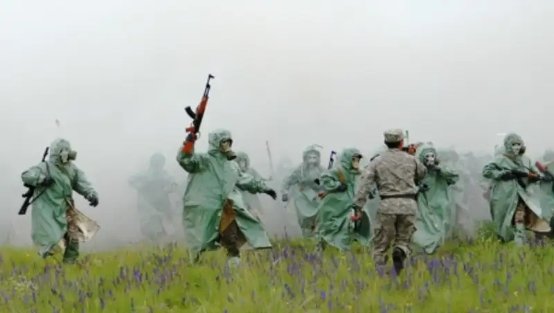 Учащиеся военных школ-интернатов освободили башню, захваченную террористами