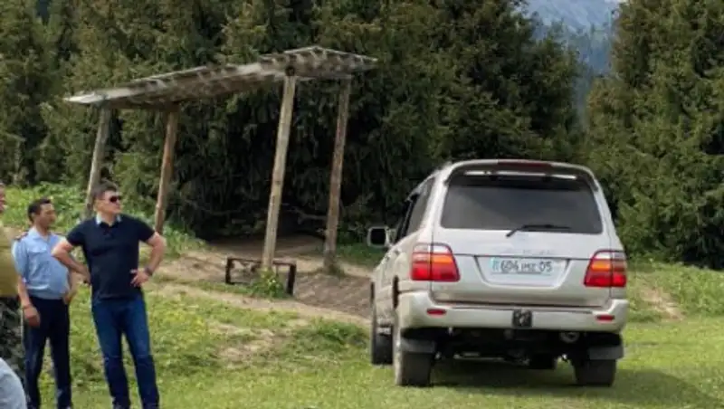 В ДП прокомментировали видео с полицейскими, ездившими по Кок-Жайлау на джипе