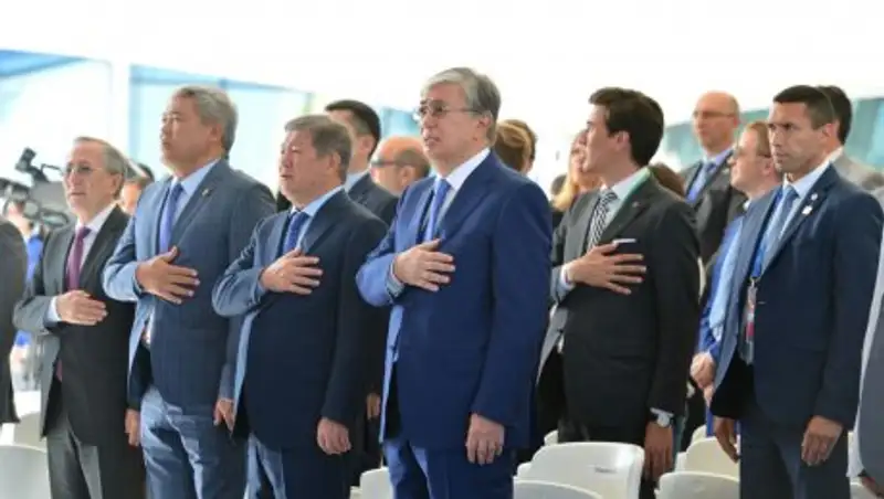 Альбер II и К. Токаев открыли Национальный день Монако на «ЭКСПО-2017»