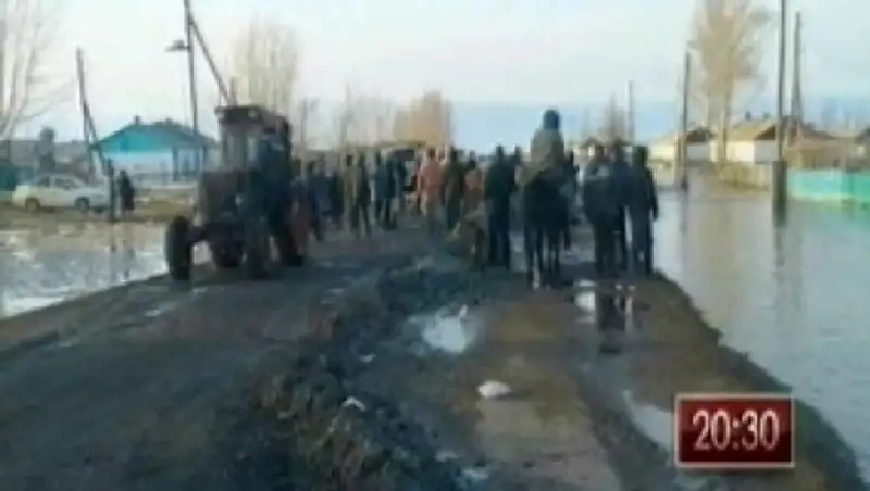 В Карагандинской области из-за паводка эвакуировали более 250 жителей