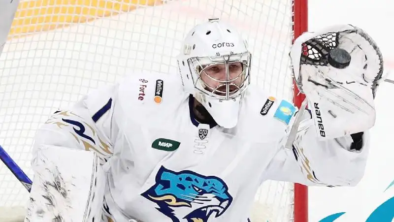 Голкипер "Барыса" Никита Бояркин признан лучшим игроком дня в КХЛ