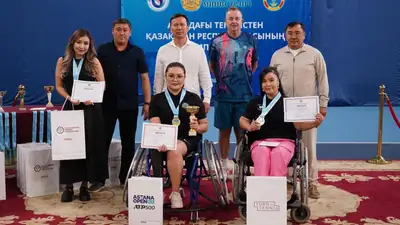 В Астане прошел чемпионат Казахстана по теннису на колясках