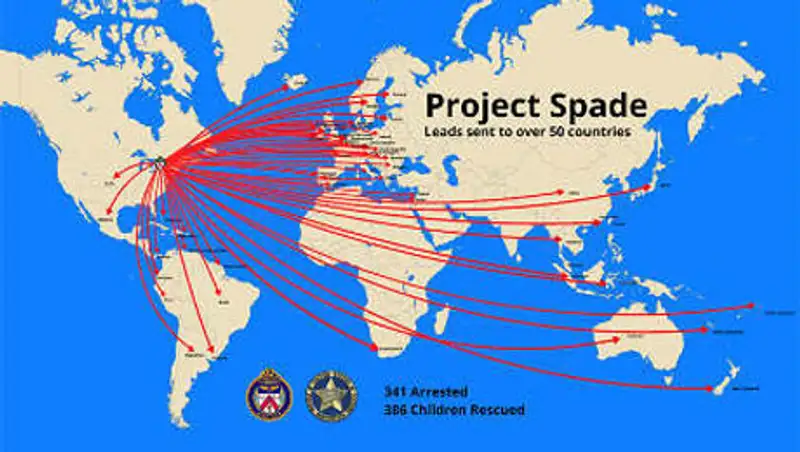 Расследование сети педофилов привело к аресту 348 человек