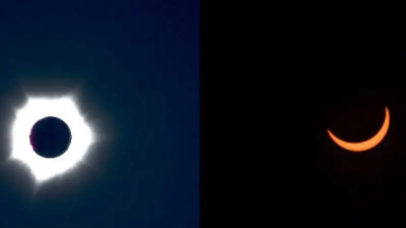 Фото редкого гибридного солнечного затмения появилось в сети, фото - Новости Zakon.kz от 23.04.2023 02:50