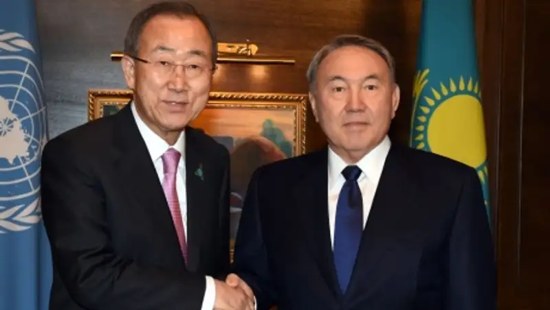 Назарбаев и Пан Ги Мун обсудили перспективы двустороннего взаимодействия